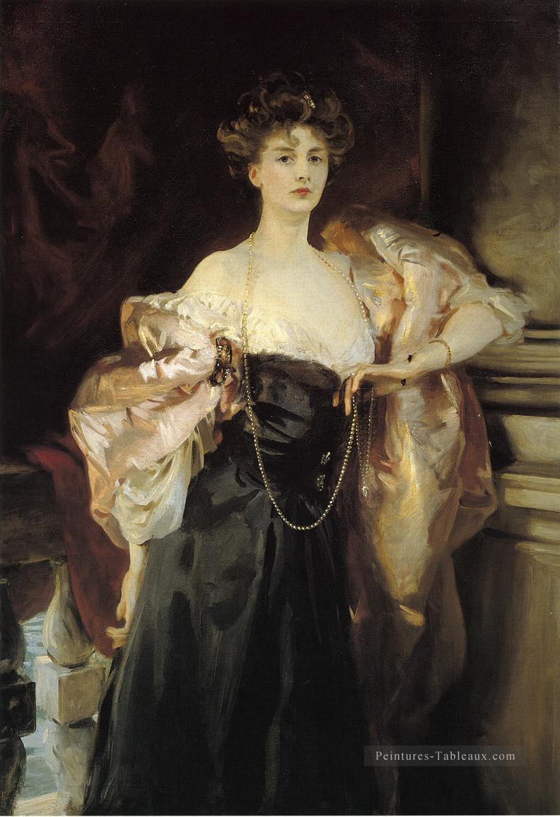 Portrait de dame Helen Vincent Vicomtesse dAbernon John Singer Sargent Peintures à l'huile